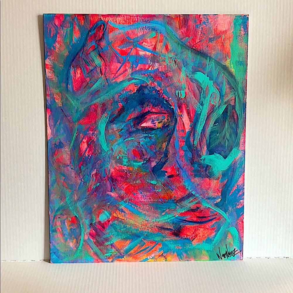 Acrylic painting